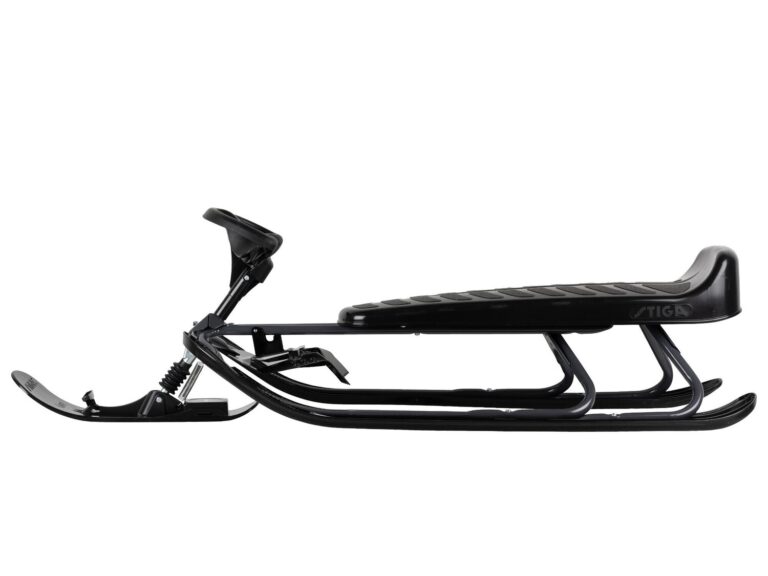 Stiga Snowracer King Size Gt Sled For Adults Grey Black Snow Sleds Online