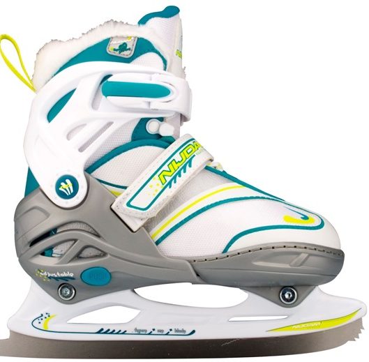 Trottoir pasta aanpassen Nijdam Girl's Adjustable Ice Skate Semi-Softboot 3140 - Snow sleds online