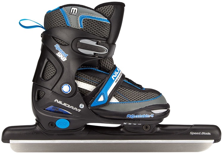 Couscous Offer Collega Nijdam Adjustable Boy's Ice Speed Skates Semi Softboot 2195 - Snow sleds  online