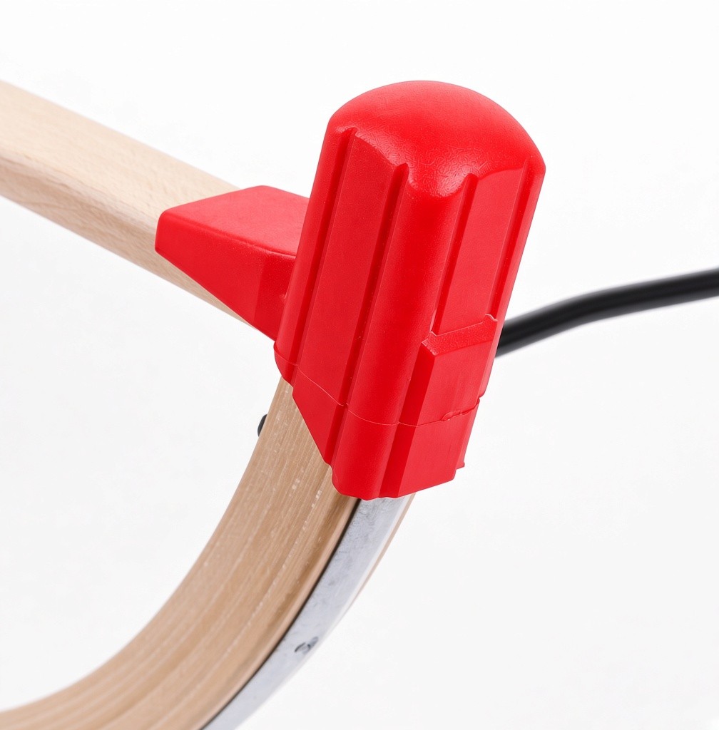Wooden sled Davos Spolnota 43" Red - Image 4